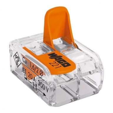Universali jungtis WAGO 32A, 2x0,02mm-4mm Universali jungtis WAGO 32A, 2x0,02mm-4mm