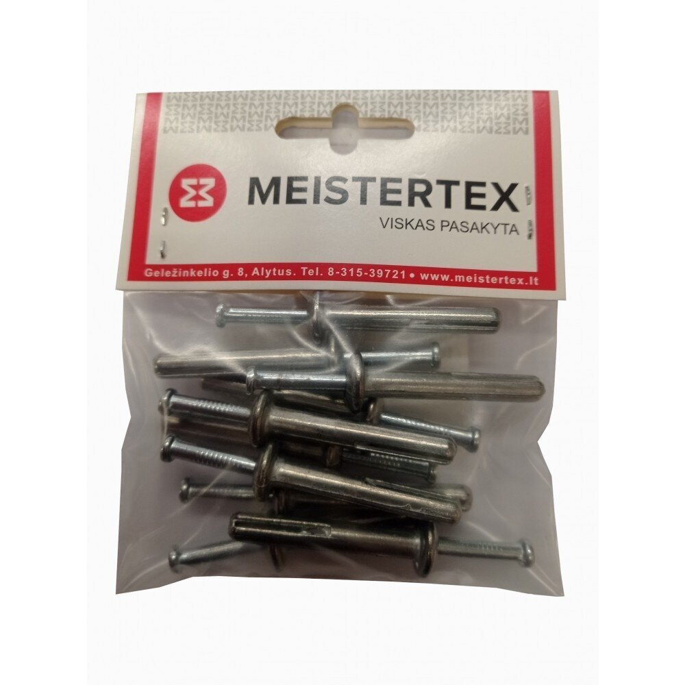 Kalamas vinis - ankeris 6x65mm MEISTERTEX (10 vnt) Kalamas vinis - ankeris 6x65mm MEISTERTEX (10 vnt)