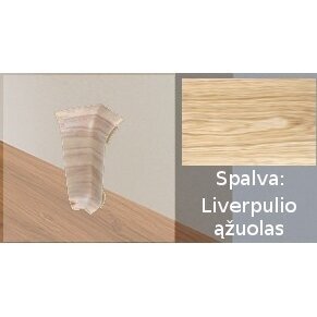 Grindjuostės vidinis kampas PVC VOX Izzi, liverpulio ąžuolo sp. (774) 1
