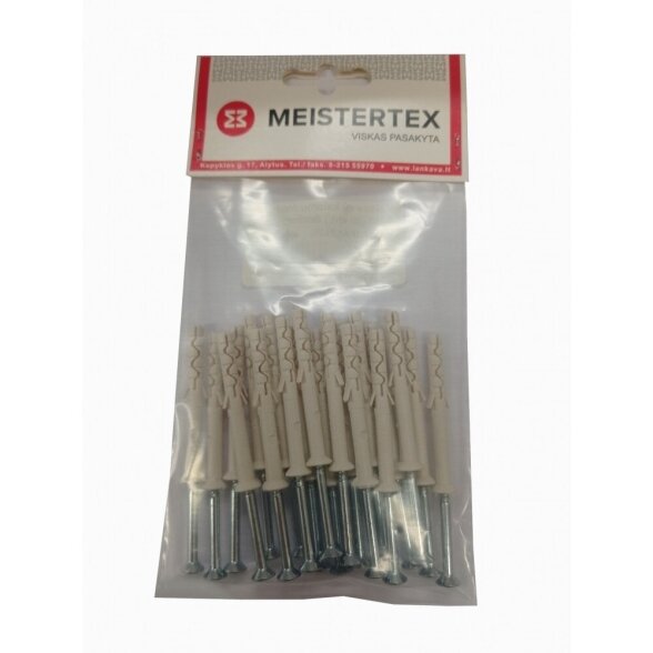 Kaištis su kalamu medsraigčiu Sormat 5x45mm MEISTERTEX (20 vnt) Kaištis su kalamu medsraigčiu Sormat 5x45mm MEISTERTEX (20 vnt)