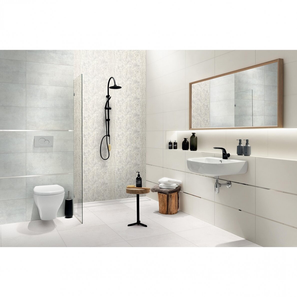 Keraminės plytelės Melia White Mat, 30,8x60,8cm 1 Keraminės plytelės Melia White Mat, 30,8x60,8cm 1