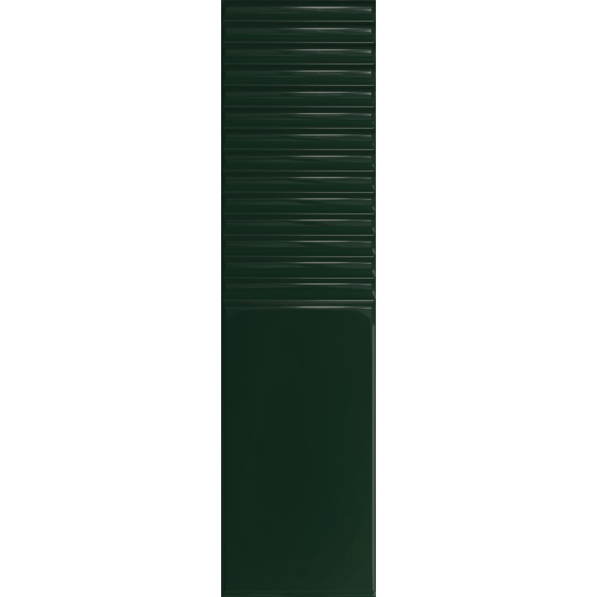 Keraminės sienų plytelės Groove green 2 gloss, 29,8x7,8cm Keraminės sienų plytelės Groove green 2 gloss, 29,8x7,8cm