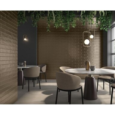 Keraminės sienų plytelės Aurea Bronze 7,5x30 Keraminės sienų plytelės Aurea Bronze 7,5x30