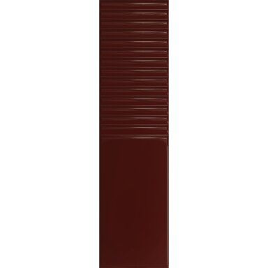 Keraminės sienų plytelės Groove burgundy 2 gloss, 29,8x7,8cm Keraminės sienų plytelės Groove burgundy 2 gloss, 29,8x7,8cm