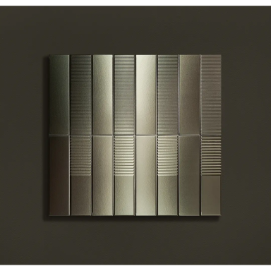 Keraminės sienų plytelės Groove metallic 1 STR, 29,8x7,8cm Keraminės sienų plytelės Groove metallic 1 STR, 29,8x7,8cm