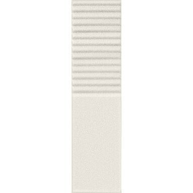 Keraminės sienų plytelės Groove white sugar 2 STR, 29,8x7,8cm Keraminės sienų plytelės Groove white sugar 2 STR, 29,8x7,8cm