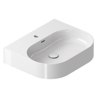 Keraminis praustuvas RAVAK Ceramic Slim O Wall, 55x45cm Keraminis praustuvas RAVAK Ceramic Slim O Wall, 55x45cm