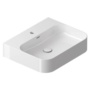 Keraminis praustuvas RAVAK Ceramic Slim R Wall, 55x45cm