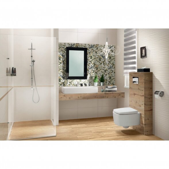 Keraminės plytelės Melia White Gloss, 30,8x60,8cm 1 Keraminės plytelės Melia White Gloss, 30,8x60,8cm 1