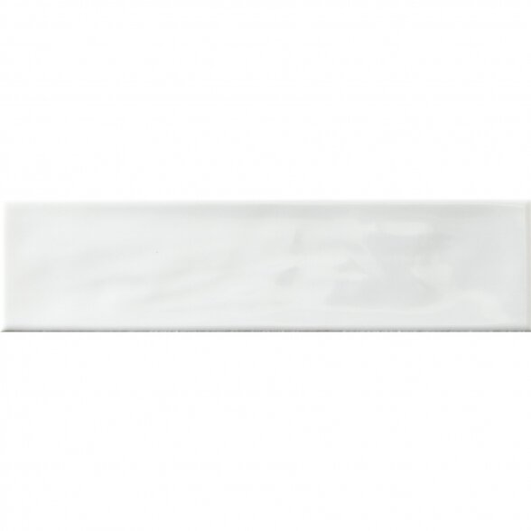 Keraminės sienų plytelės Eleganza Bianco, 7,5x30cm Keraminės sienų plytelės Eleganza Bianco, 7,5x30cm