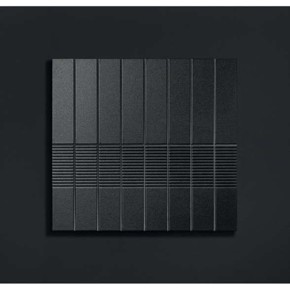 Keraminės sienų plytelės Groove graphite sugar 1 STR, 29,8x7,8cm 1 Keraminės sienų plytelės Groove graphite sugar 1 STR, 29,8x7,8cm 1