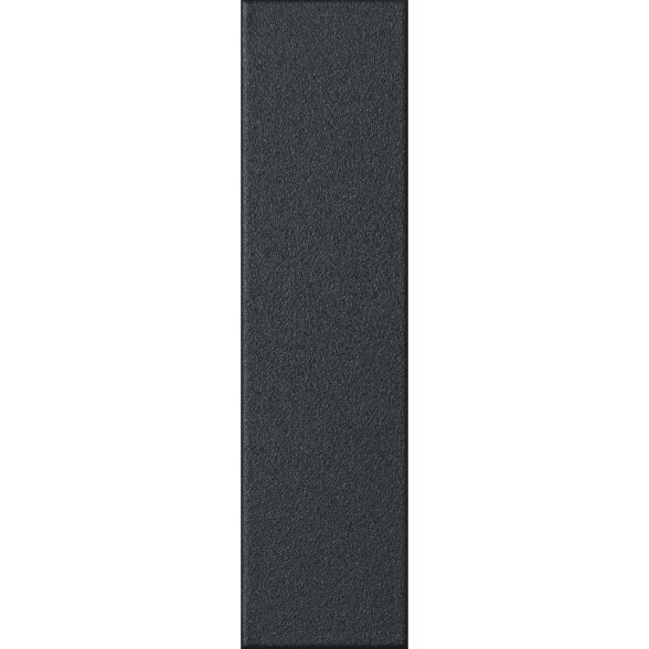 Keraminės sienų plytelės Groove graphite sugar, 29,8x7,8cm