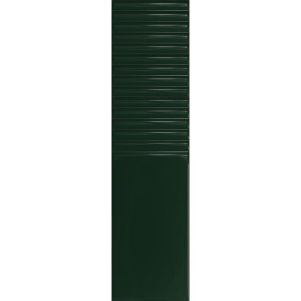 Keraminės sienų plytelės Groove green 2 gloss, 29,8x7,8cm Keraminės sienų plytelės Groove green 2 gloss, 29,8x7,8cm