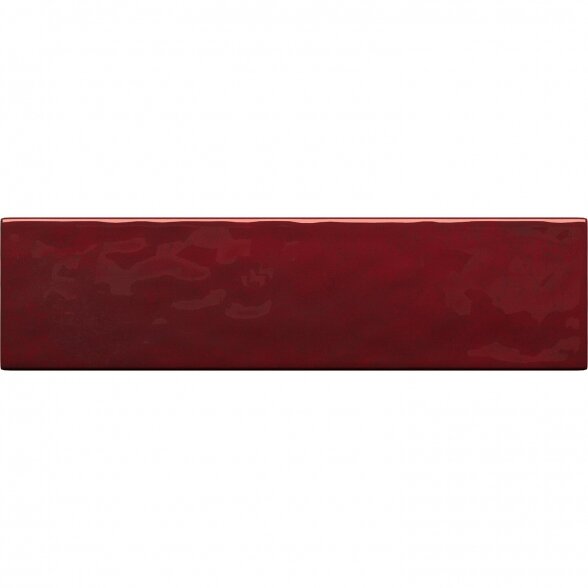 Keraminės sienų plytelės Masovia rubino B gloss STR, 29,8x7,8cm