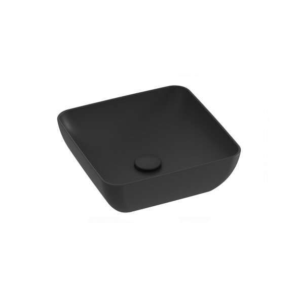 Keraminis praustuvas RAVAK Uni 38 S Slim, juodas matinis
