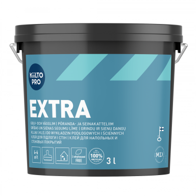 Klijai grindų dangai KIILTO Extra, 3l