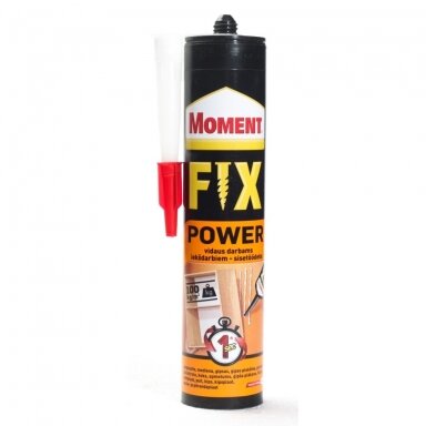 Montažiniai klijai MOMENT Power Fix PL 500, 400g Montažiniai klijai MOMENT Power Fix PL 500, 400g