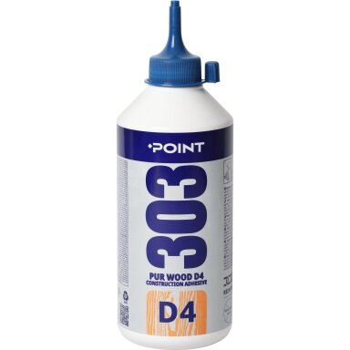 Klijai POINT 303 PUR D4 Construction Wood Adhesive, 750g Klijai POINT 303 PUR D4 Construction Wood Adhesive, 750g
