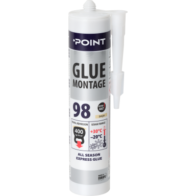 Klijai POINT Glue Montage 98, 280ml smėlio sp.
