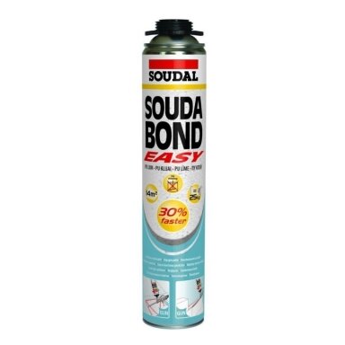 Klijavimo putos SOUDAL Easy Soudabond Gun Blue, 750ml Klijavimo putos SOUDAL Easy Soudabond Gun Blue, 750ml