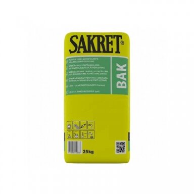 Klijavimo ir armavimo mišinys SAKRET BAK, 25kg