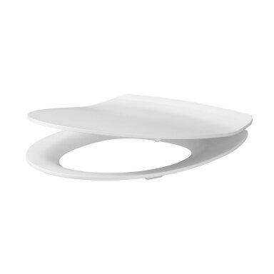 Klozeto dangtis CERSANIT Moduo Delfi Slim, balta sp.