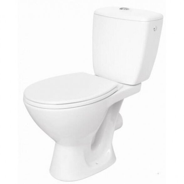 Klozetas su dangčiu CERSANIT Kaskada 010 3/6 Klozetas su dangčiu CERSANIT Kaskada 010 3/6