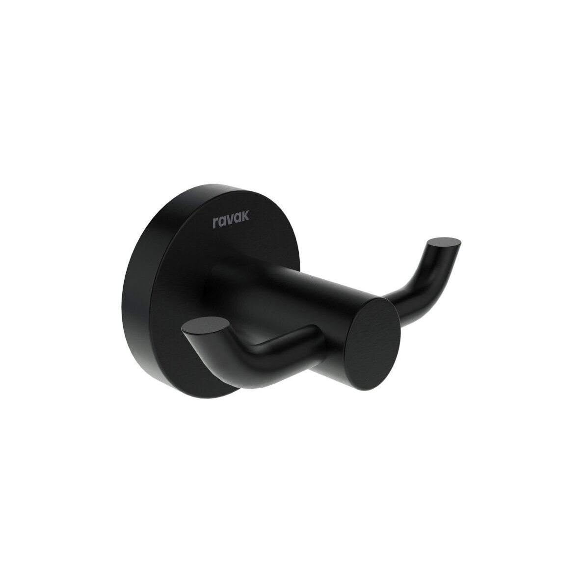 Dvigubas kabliukas RAVAK KN 100 20BLM, matinės juodos sp. Dvigubas kabliukas RAVAK KN 100 20BLM, matinės juodos sp.