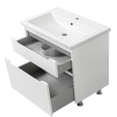 Spintelė su praustuvu VALENCIA GREY TNB-2D70cm