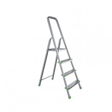 Kopėčios EUROSTYL Max 150kg, 77-148cm 4 pakopų