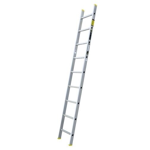 Aliuminės kopėčios BAYERSYSTEM, 1x9 pakopų Aliuminės kopėčios BAYERSYSTEM, 1x9 pakopų