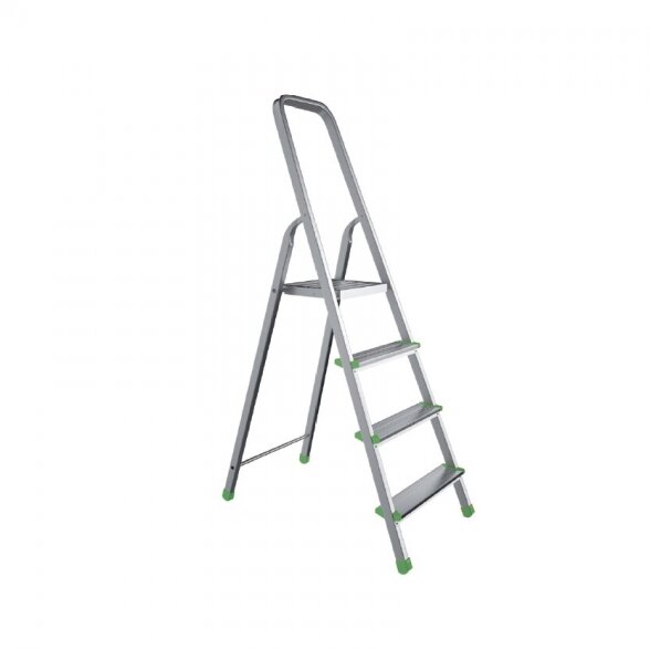 Kopėčios EUROSTYL Max 150kg, 77-148cm 4 pakopų Kopėčios EUROSTYL Max 150kg, 77-148cm 4 pakopų