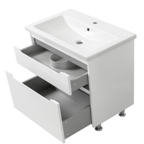 Spintelė su praustuvu VALENCIA GREY TNB-2D70cm 1 Spintelė su praustuvu VALENCIA GREY TNB-2D70cm 1