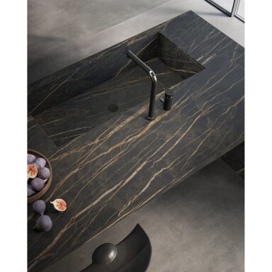 Kvarco plokštė LAMINAM Natural Noir Desir, 100x300 cm Kvarco plokštė LAMINAM Natural Noir Desir, 100x300 cm