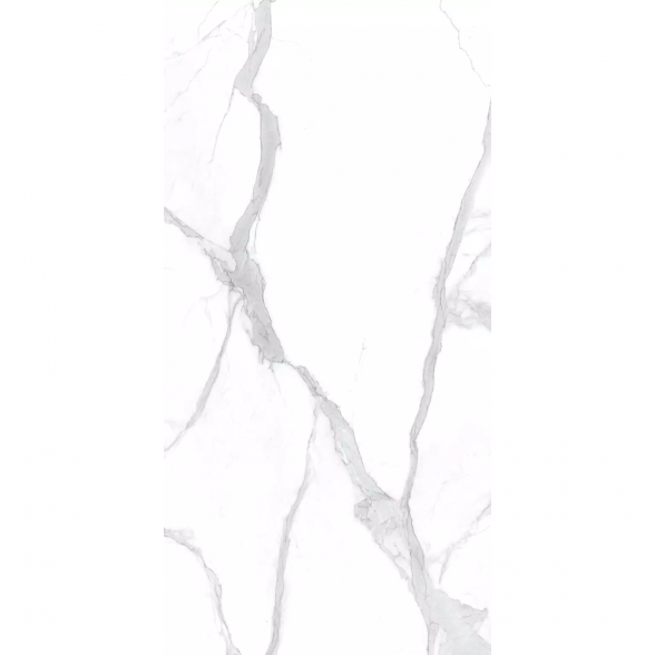 Kvarco plokštė LAMINAM Natural Bianco Statuario, 100x300 cm