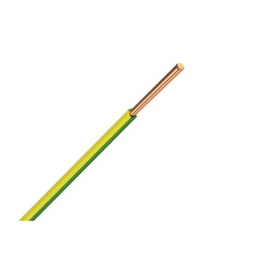 Laidas HO7V-U, 1x6mm geltona ir žalia sp.