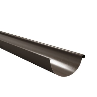Latakas BILKA, 125mm 3m šokoladinė sp. RAL8017