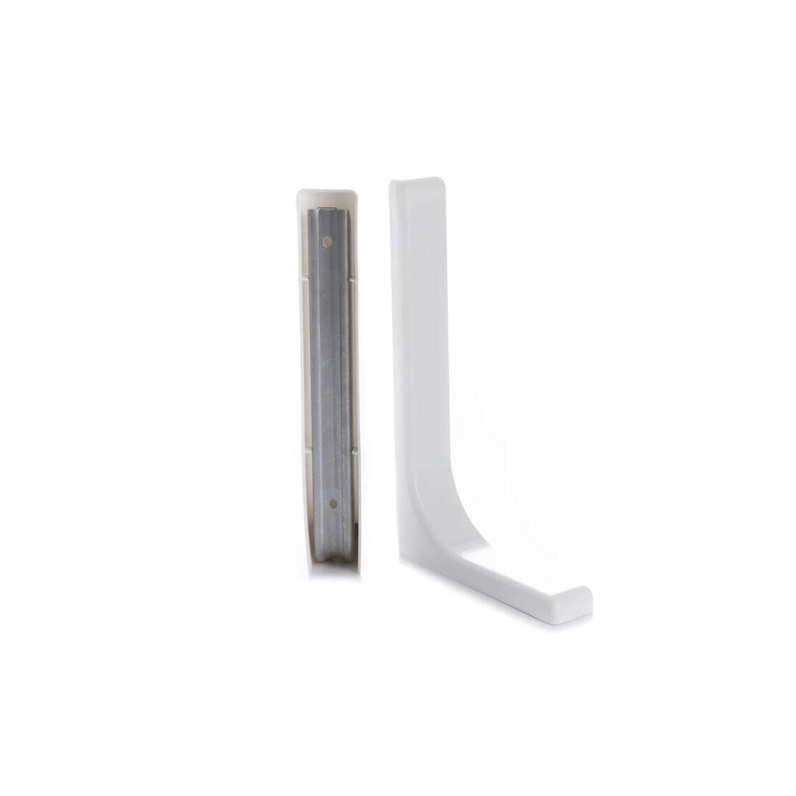 Lentynos laikiklis Leo, 240x144mm 2 vnt. baltas Lentynos laikiklis Leo, 240x144mm 2 vnt. baltas