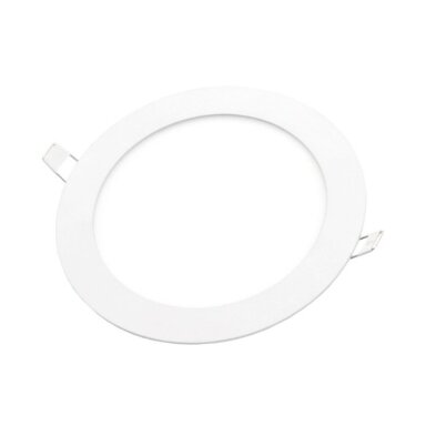LED panelė apvali 900lm 2700K, 12W
