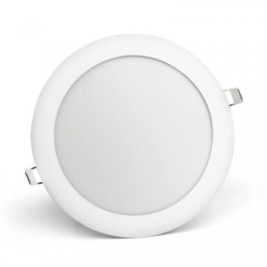 LED panelė apvali, potinkinė, 2700K, 1440lm, 165-265V, 18W