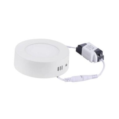LED panelė apvali 4200K, 6W 120mm