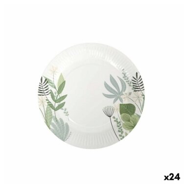 Lėkštės vienkartinės BIO kompostuojamos Algon, D23 cm 8 vnt