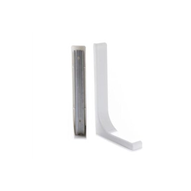 Lentynos laikiklis Leo, 80x120mm baltas Lentynos laikiklis Leo, 80x120mm baltas
