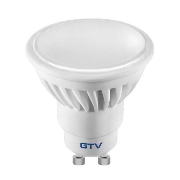 LED lemputė GTV GU10 3000K 440LM 120*, 6W LED lemputė GTV GU10 3000K 440LM 120*, 6W