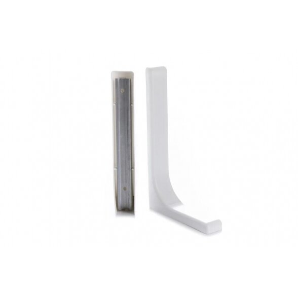 Lentynos laikiklis Leo, 240x144mm 2 vnt. baltas Lentynos laikiklis Leo, 240x144mm 2 vnt. baltas