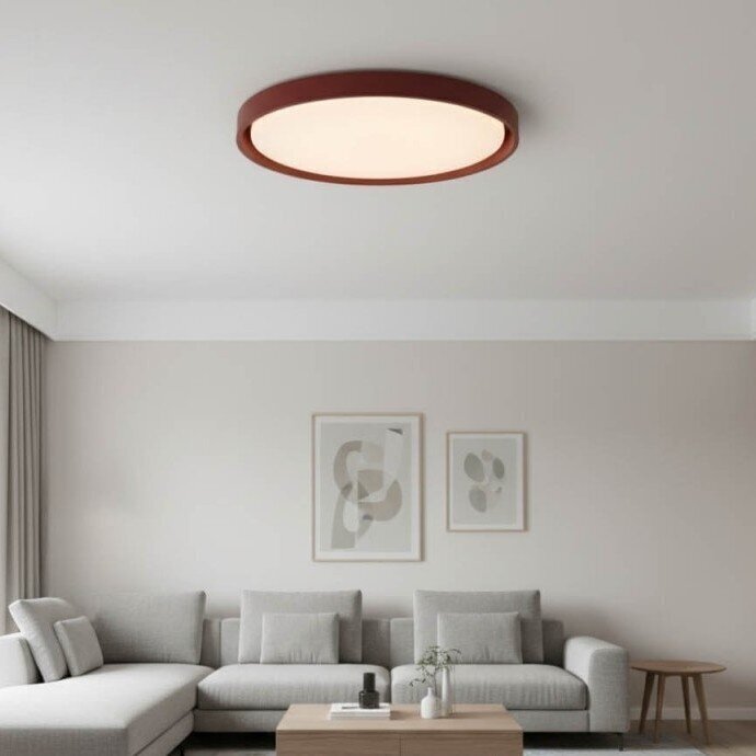 LED lubinis šviestuvas OPTONICA 12806, 3000-6000K 36W raudona sp. 4 LED lubinis šviestuvas OPTONICA 12806, 3000-6000K 36W raudona sp. 4
