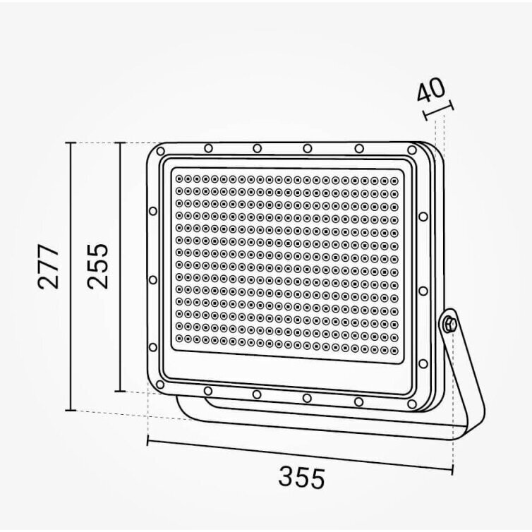 LED prožektorius OPTONICA Lumileds 4000K, 200W 3 LED prožektorius OPTONICA Lumileds 4000K, 200W 3