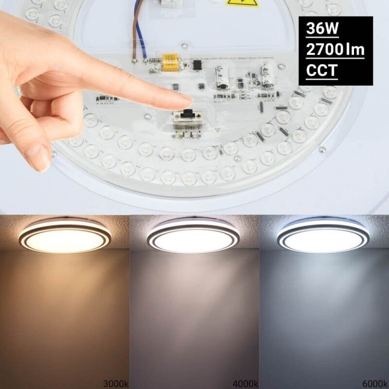 LED lubinis šviestuvas OPTONICA 12806, 3000-6000K 36W raudona sp. 3 LED lubinis šviestuvas OPTONICA 12806, 3000-6000K 36W raudona sp. 3
