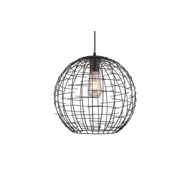 Pakabinamas šviestuvas VIELA 6996 1*E27, IP20 25cm juoda/juoda
