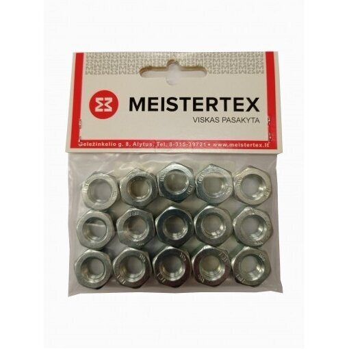 Veržlės MEISTERTEX DIN934 M10, 15vnt 1